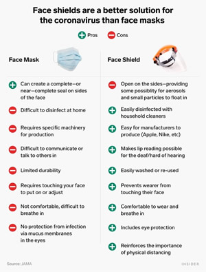 Faceshield Plus and Minus